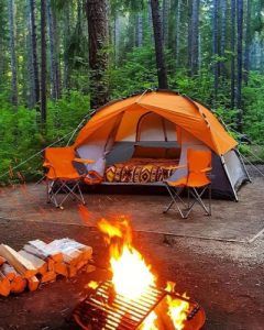 Perfect camp setup