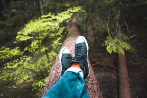 Relaxing in Hiking